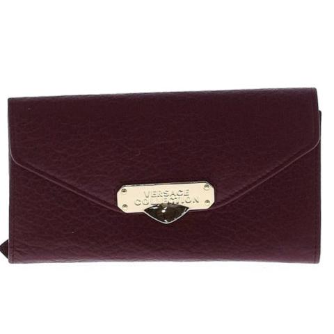 Burgundy Versace Collection Clutch