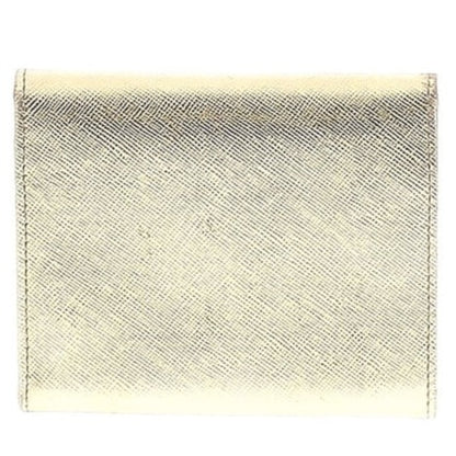 Shimmering Gold Prada Wallet