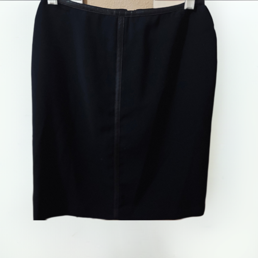 Charcoal 90s Polyester Mini Pencil Skirt Size 6