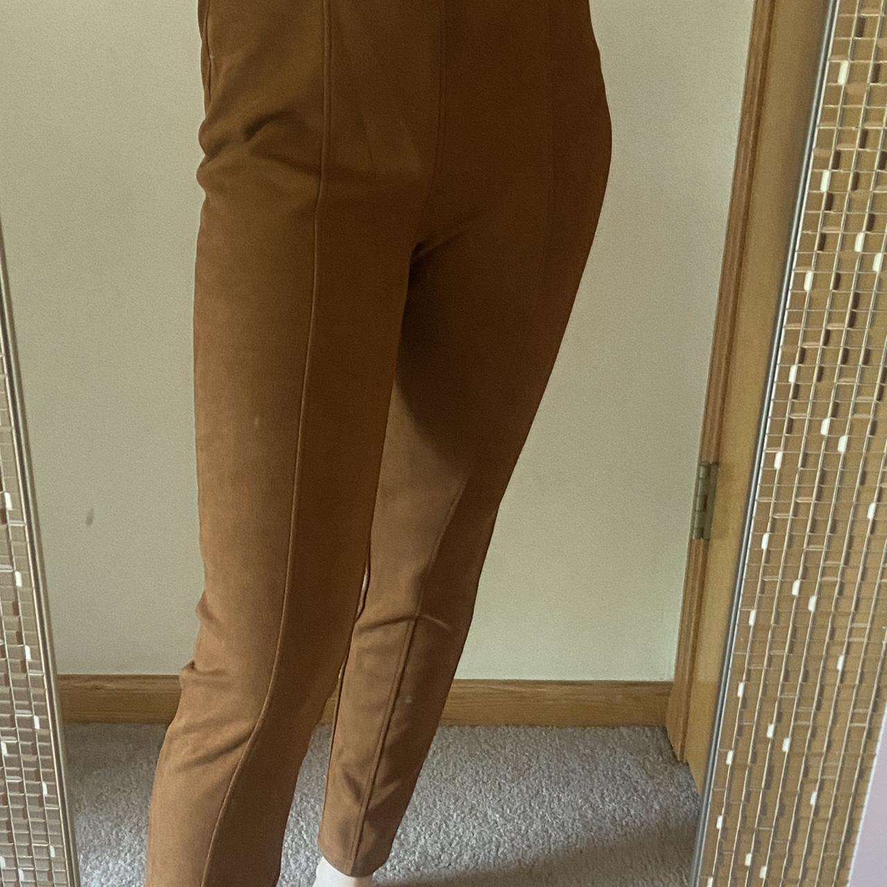 Tan Brown Trousers by Vera Wang Size M