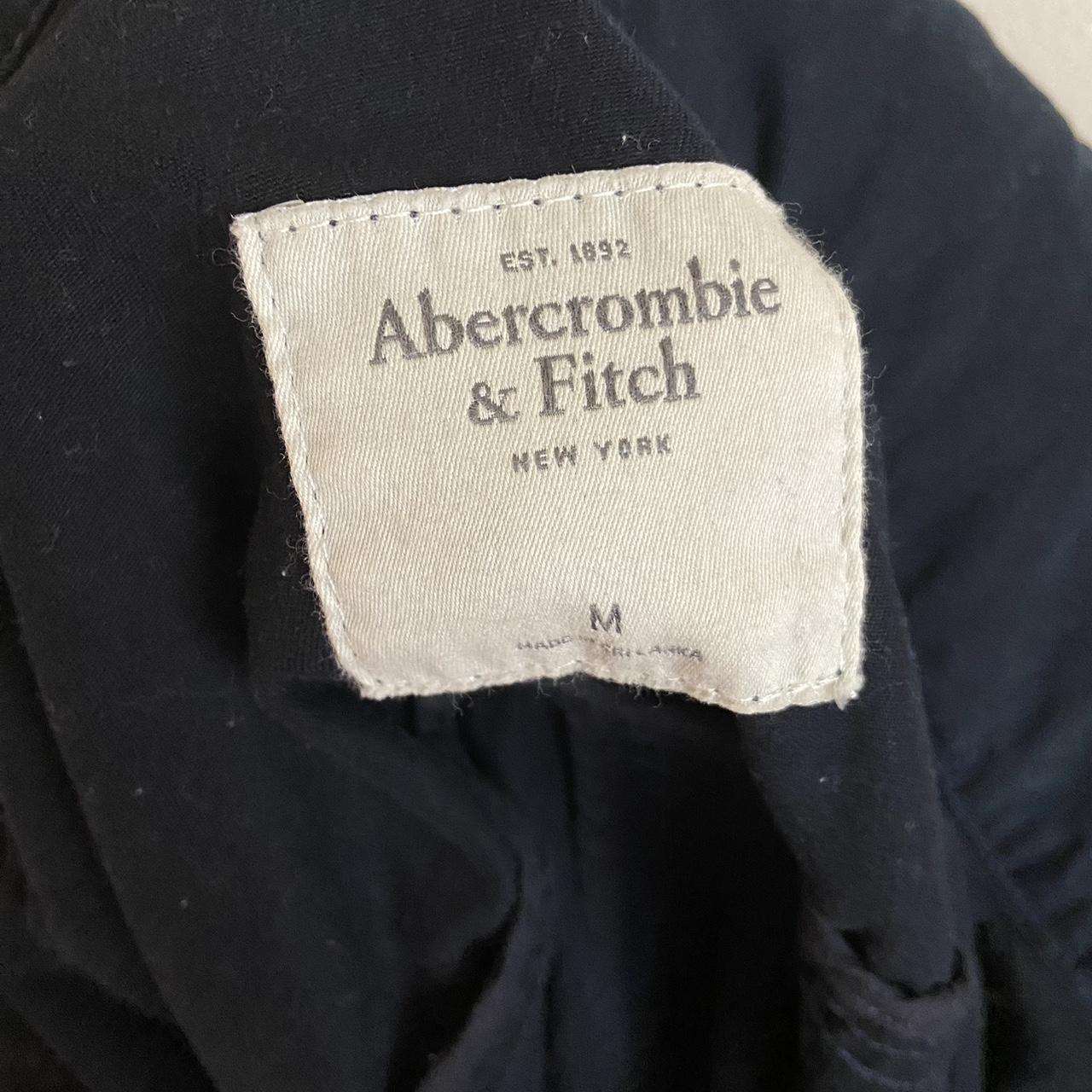 Navy Button Jacket by Abercrombie & Fitch Size M