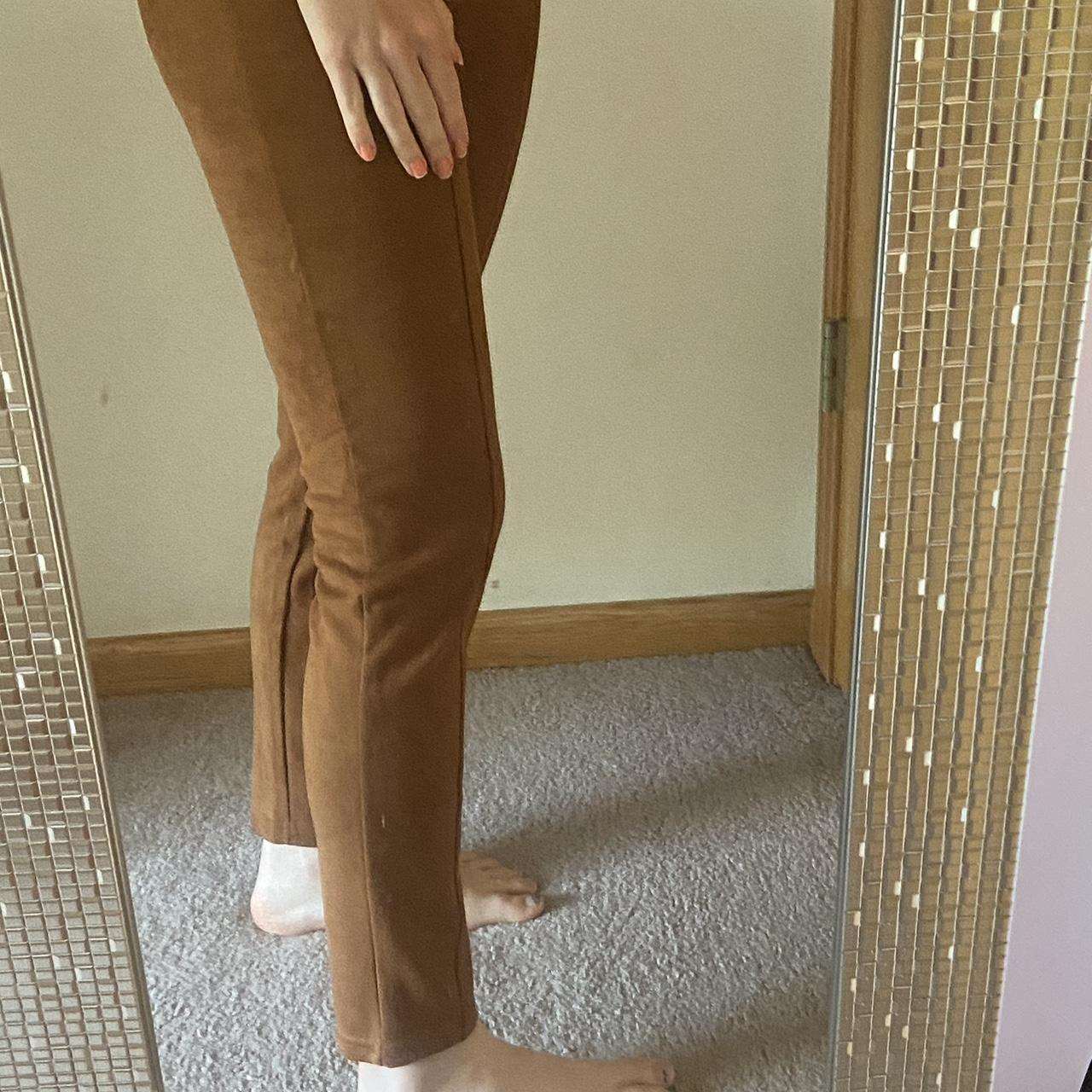 Tan Brown Trousers by Vera Wang Size M