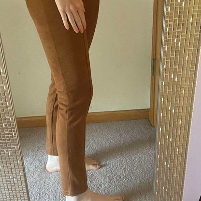 Tan Brown Trousers by Vera Wang Size M